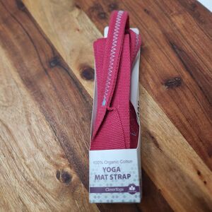 Organic Cotton Yoga Mat Strap – Pink, 55"